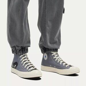 Comme des Garçons x Converse Play Chuck Taylor High Top Gray Men 3 / Women 5